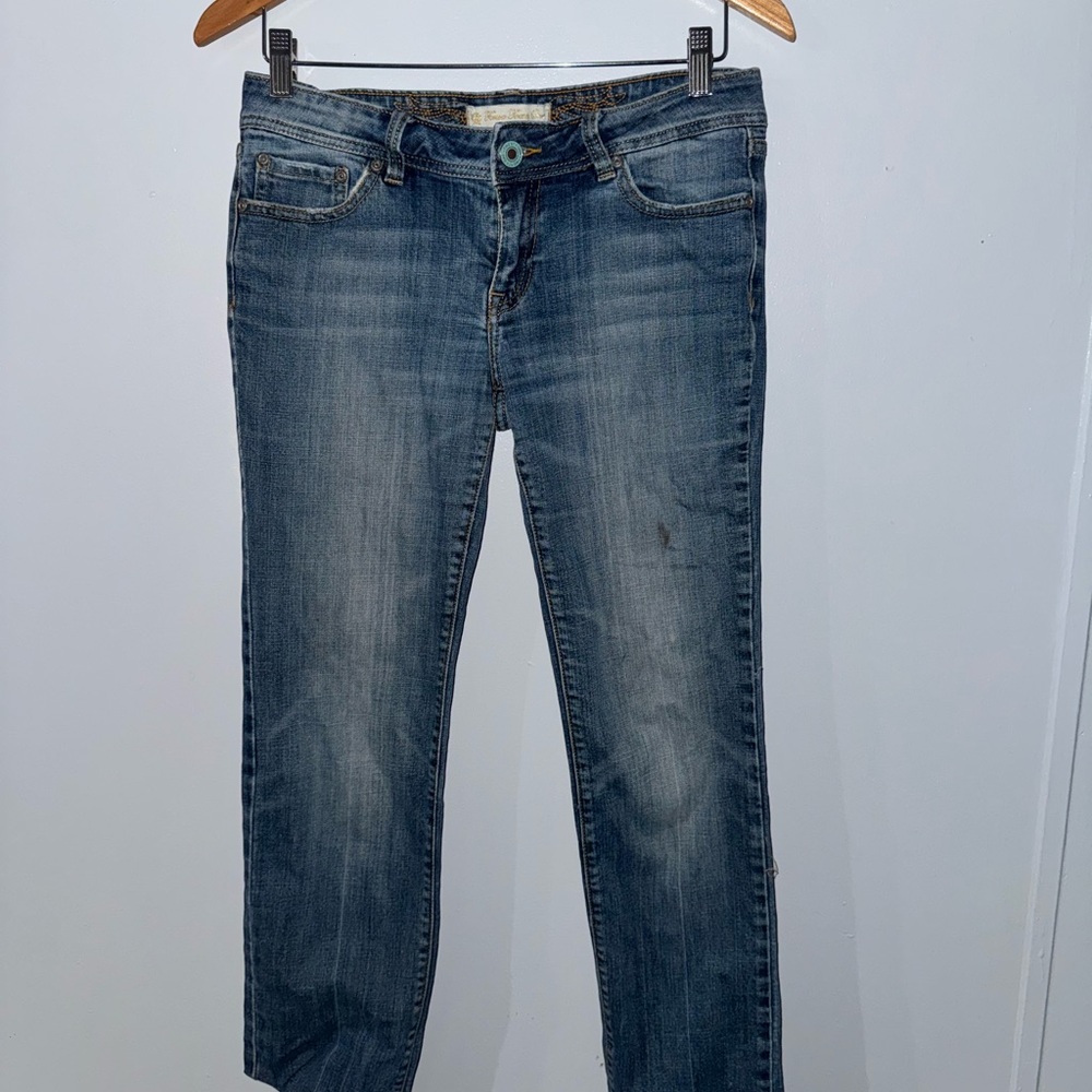 Forever 21 Medium Wash Blue Boot Cut Jeans